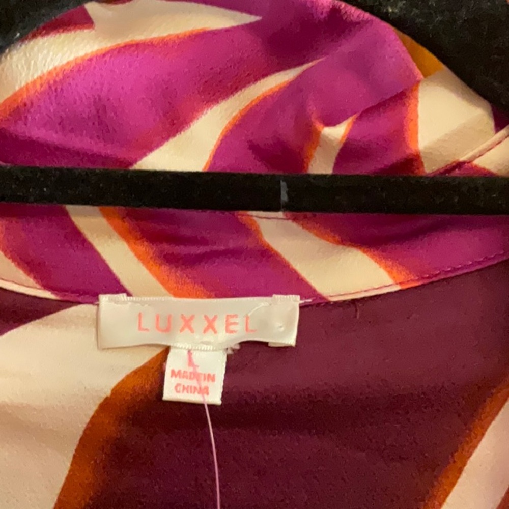 Luxxel Purple and Orange Dress - Picture 2 of 12